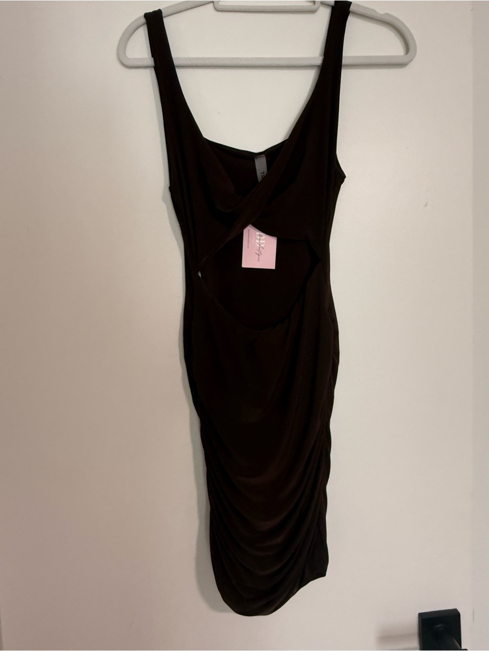 Backless Black Cutout Bodycon Dress - Sleek Evening Style